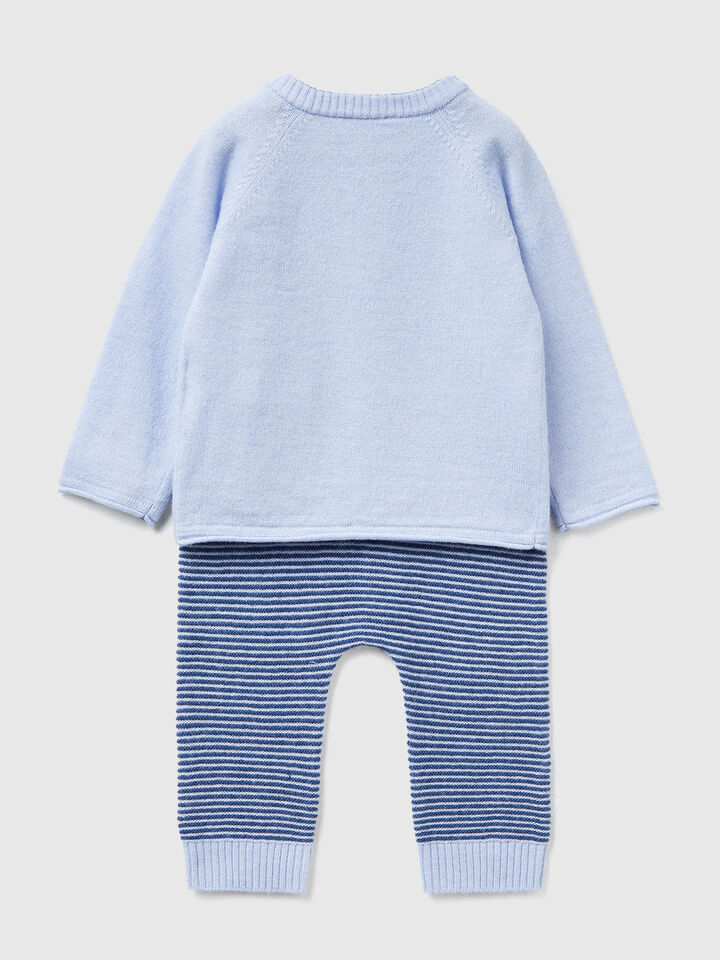 SET SWEATER+TROUSERS Newborn image number 2